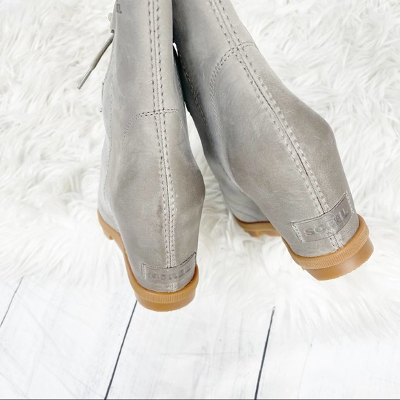 Sorel Women's Joan of Arctic Tan Wedge ll - In‎ Kettle leather  Size 11 NEW - Picture 4 of 7